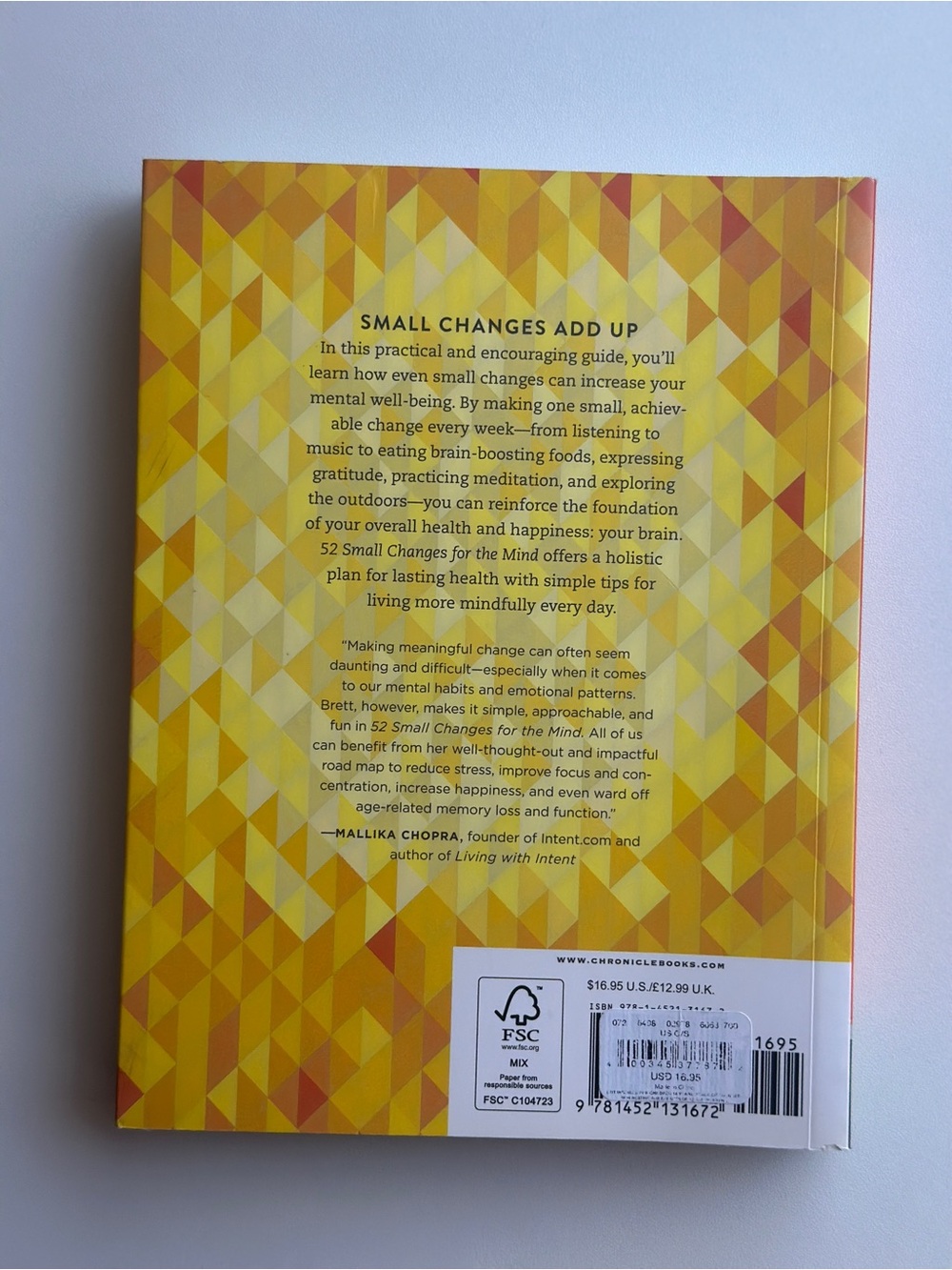 52 Small Changes for Mind by Brett Blumenthal | Self-Help | Paperback Book - Picture 2 of 15